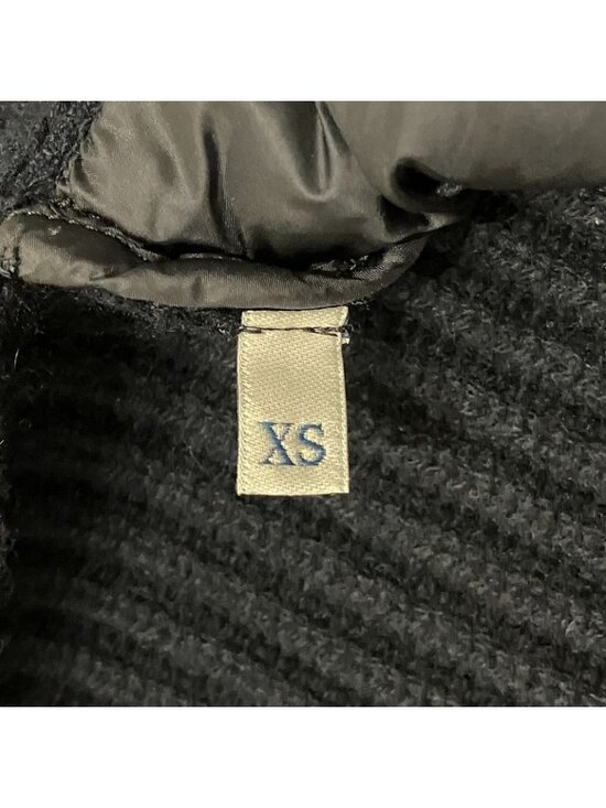 Moncler Knit Combination Down Jacket XS Navy